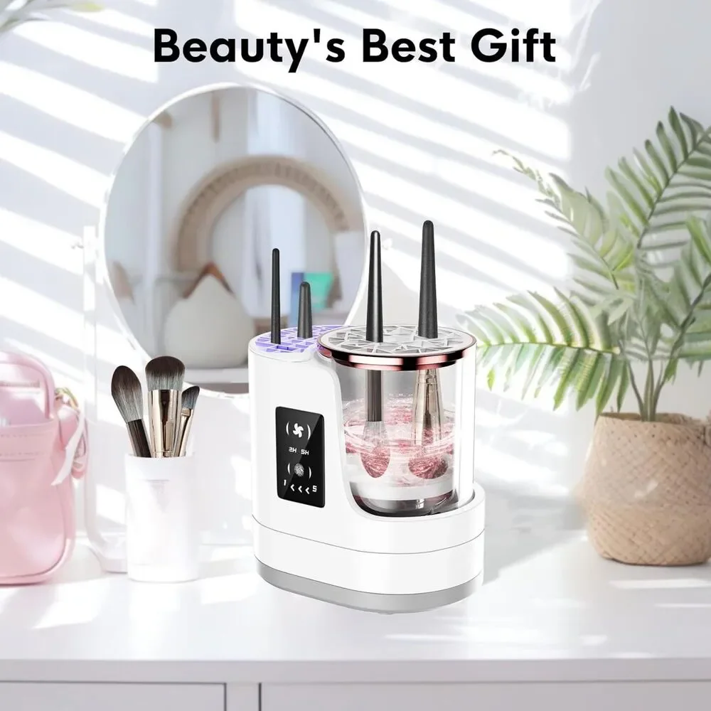 NWT 3 IN 1 Electric Makeup Brush Cleaner